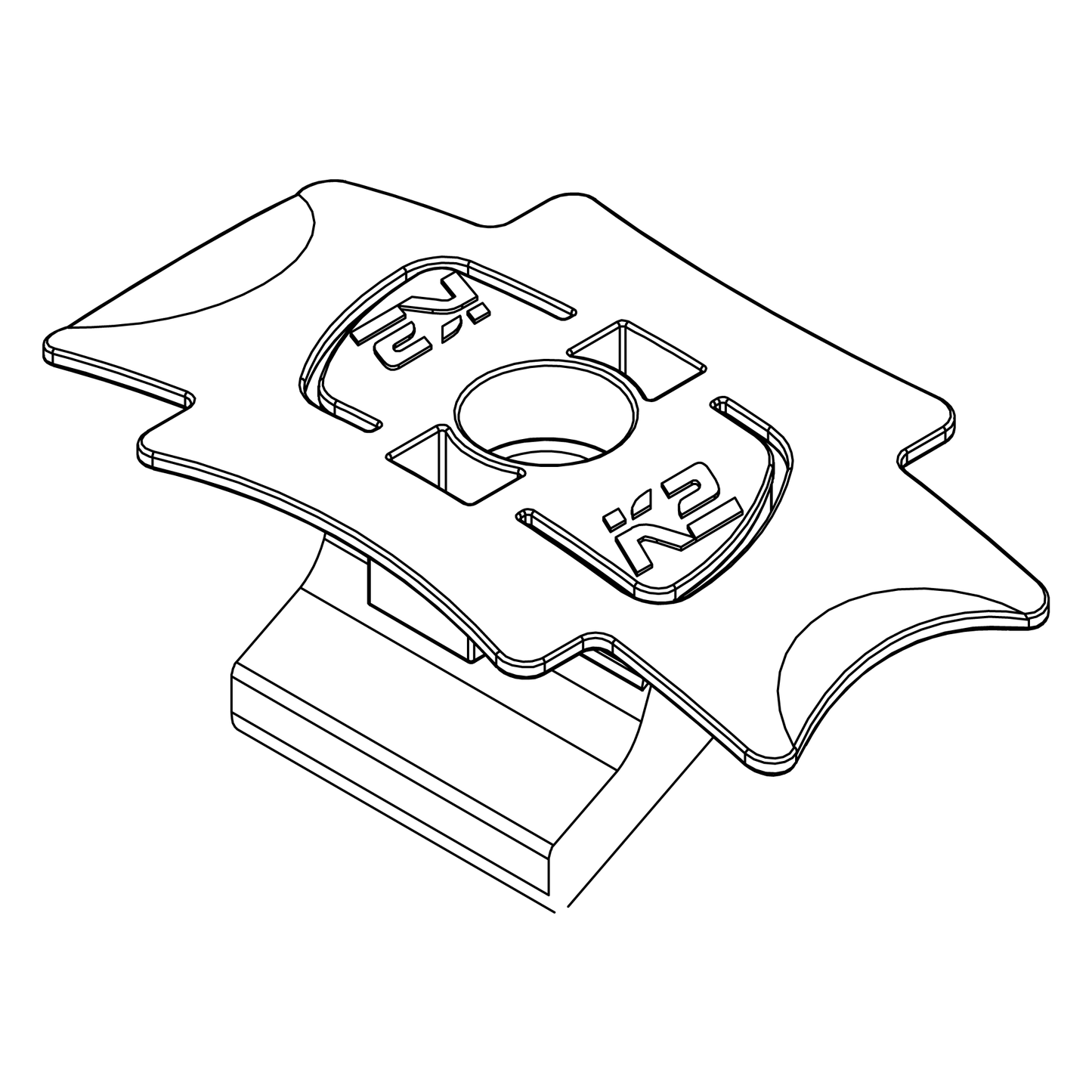K2 Systems 2000034 Einlegemutter MK2 Alu