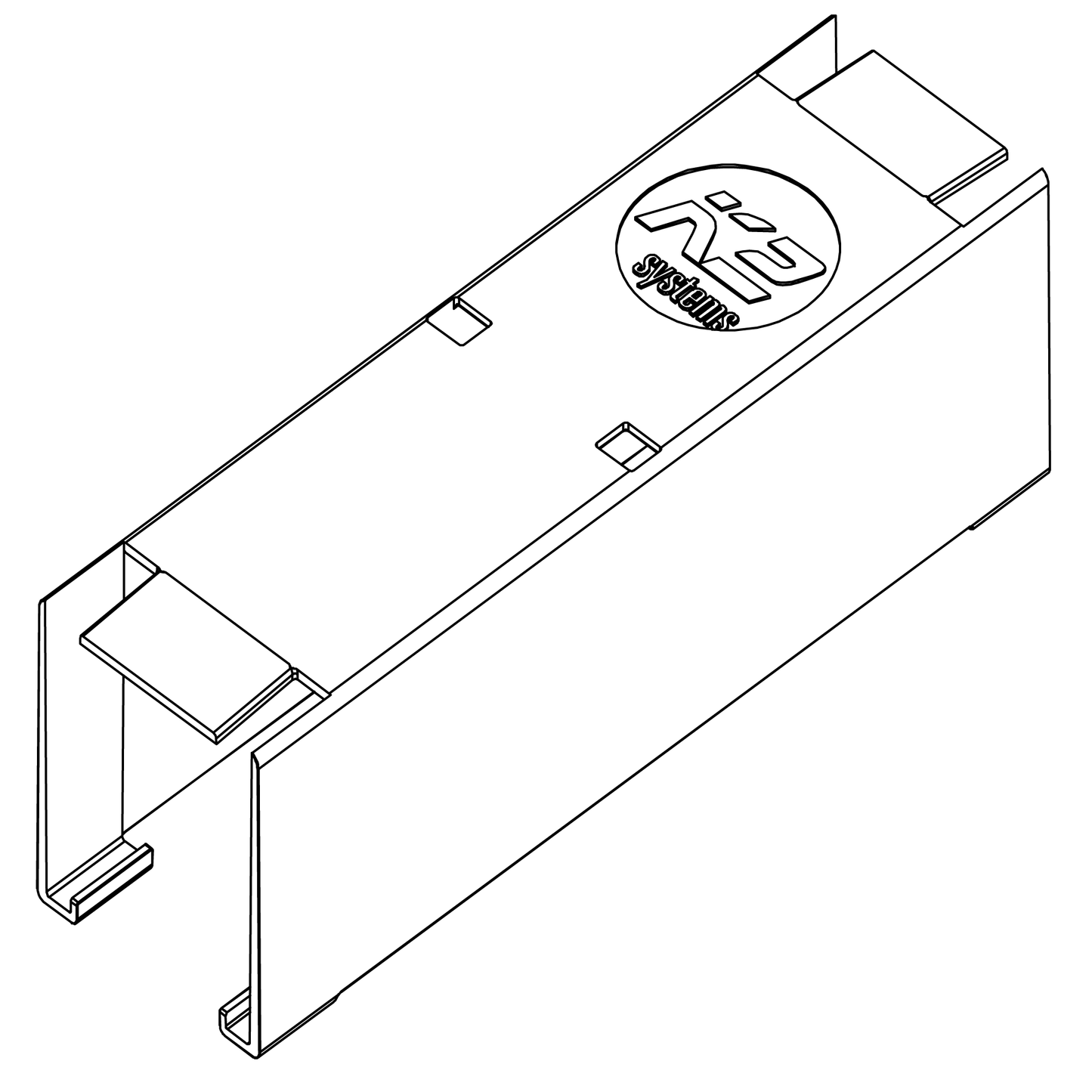 K2 Systems 2003523 BlackCover SingleRail 36