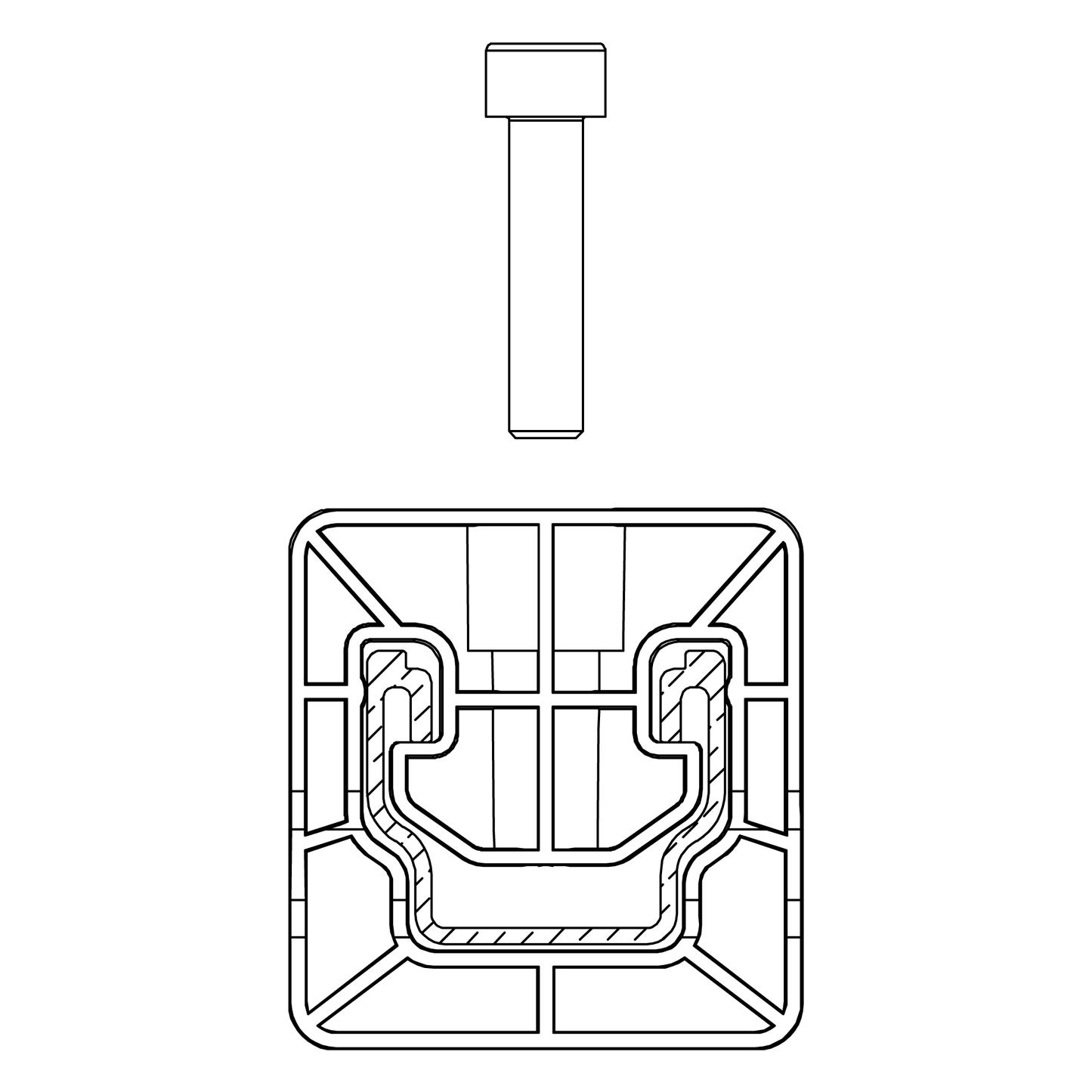K2 Systems 2004129 Dome Speed Spacer Large