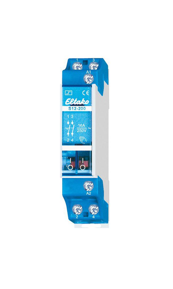 Eltako S12-200-230V Stromstoßschalter 230V. 2 Schließer 16A/250V AC