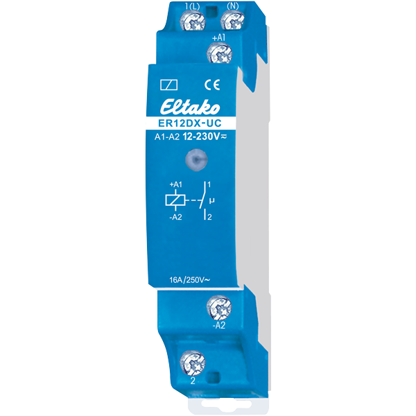 Eltako ER12DX-UC Schaltrelais, 1 Schließer 16A