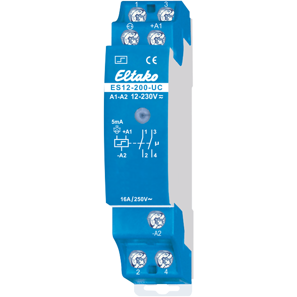 Eltako ES12-200-UC Stromstoßschalter, 2 Schließer 16A