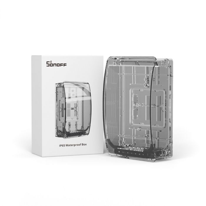 Sonoff R2 Box: Wasserdichtes IP66 Gehäuse aus PC V0, transparent, 152 x 100 x 48 mm