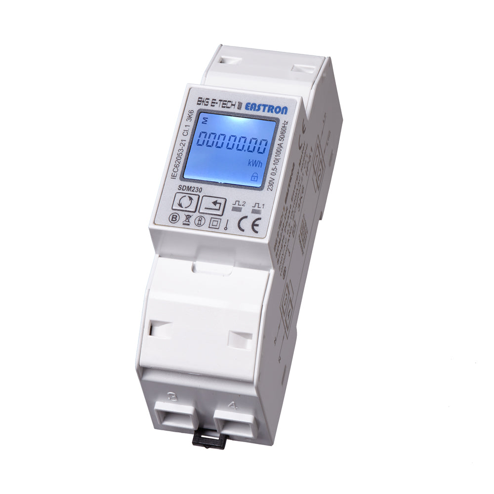Eastron SDM230Modbus MID - 1Phasen 2TE LCD Wechselstromzähler