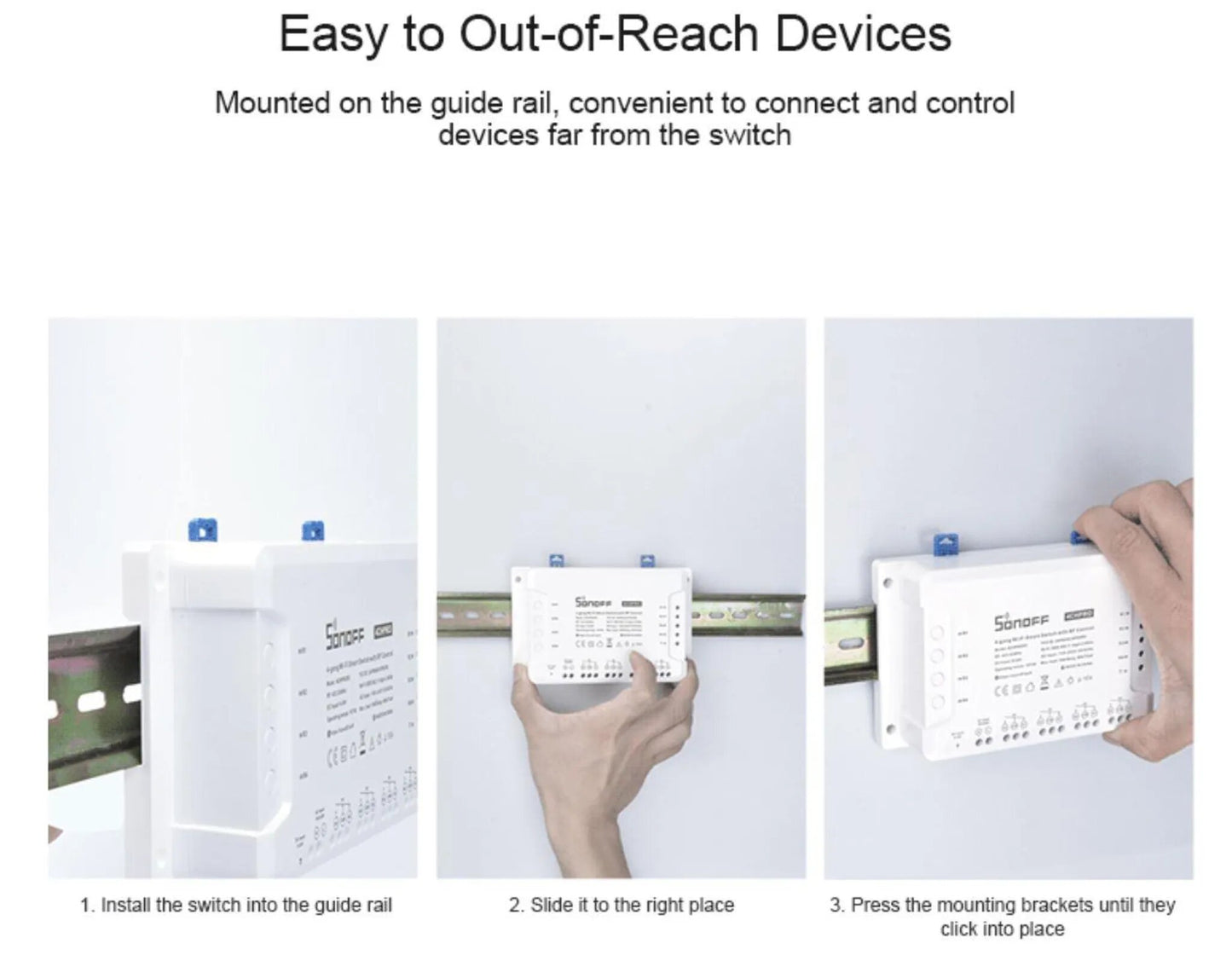 Sonoff 4CHPROR3 4-Kanal Smart Switch WiFi + 433MHz