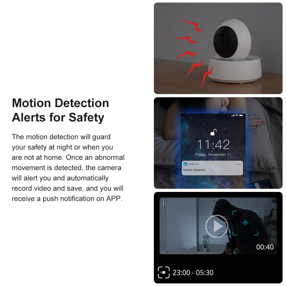 Sonoff GK-200MP2-B-WiFi Wireless IP Security Kamera Videoüberwachung