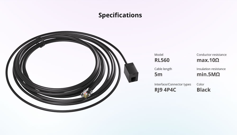 Sonoff - Extension Cable RL560 / Verlängerung für RJ9 4P3C - Zubehör