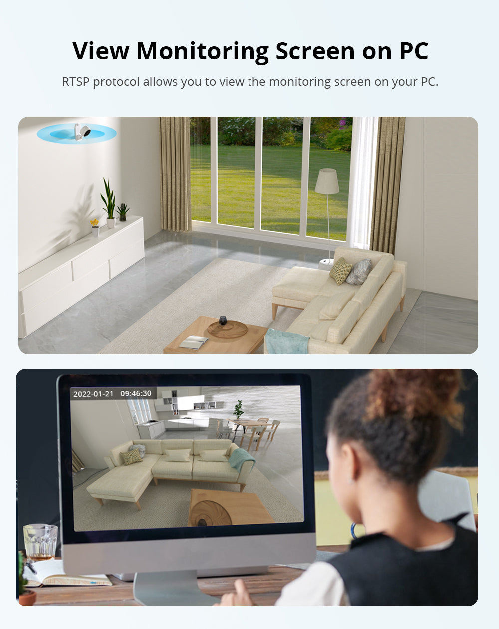 Sonoff Cam Slim Wi-Fi FHD Smart Home Überwachungskamera