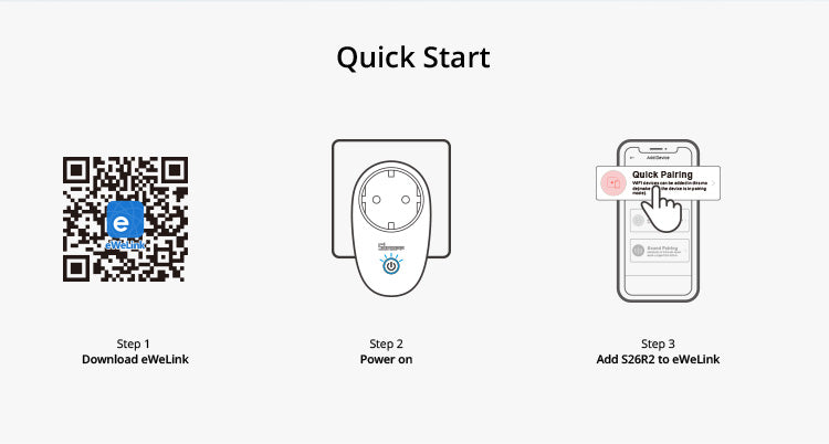 Sonoff S26R2 Smart Plug WiFi, Intelligente Steckdose mit Sprachsteuerung