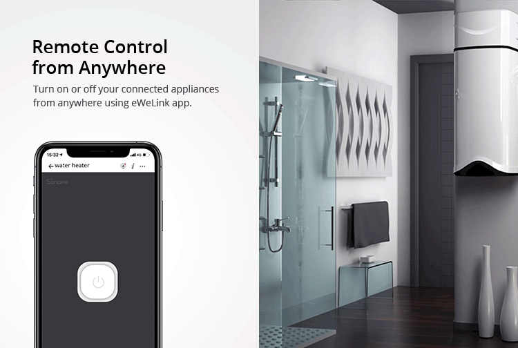 Sonoff S26R2 Smart Plug WiFi, Intelligente Steckdose mit Sprachsteuerung