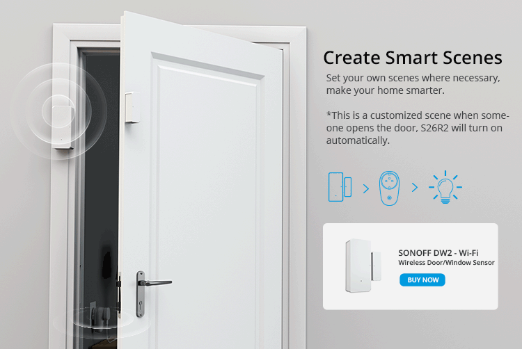 Sonoff S26R2 Smart Plug WiFi, Intelligente Steckdose mit Sprachsteuerung