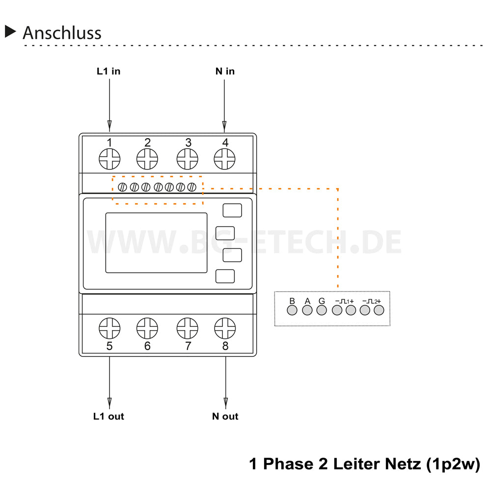 Eastron SDM630Modbus-V3 MID Zweirichtungs- Multifunktionsstromzähler mit RS485 und 2x S0
