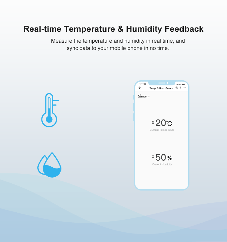 Sonoff SNZB-02 - ZigBee Temperatur- und Feuchtigkeitssensor Smart Home