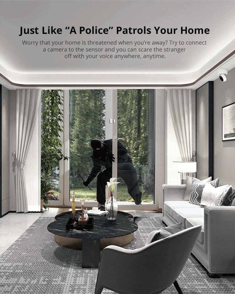 Sonoff SNZB-04 Zigbee Wireless Tür/Fenster Sensor, Alarmsensor Smart Home