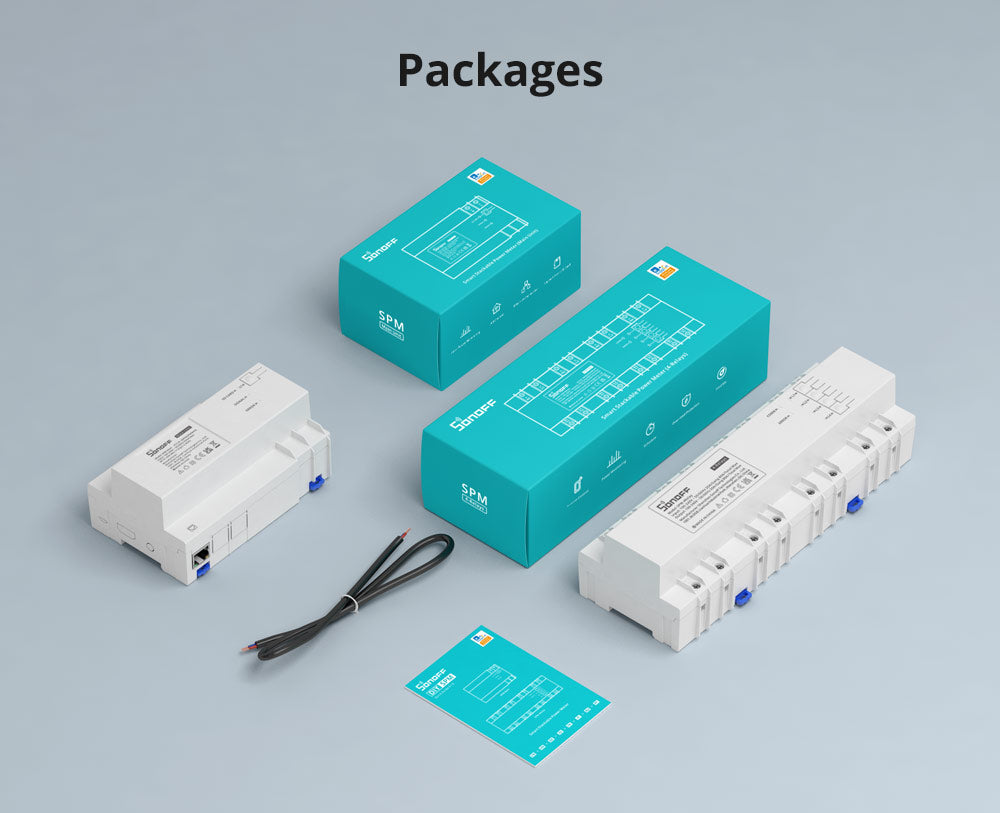Sonoff SPM-Main Smart Stackable Power Meter Smart Home Stromzähler