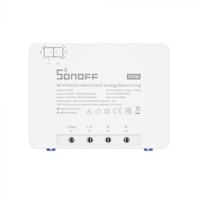 Sonoff POWR3 High Power Smart Switch WiFi