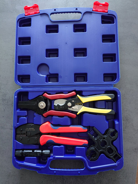 Toolkit Crimpzangenset für MC4 Solar-Steckverbinder 2,5/4,0/6,0mm² (Werkzeugset)