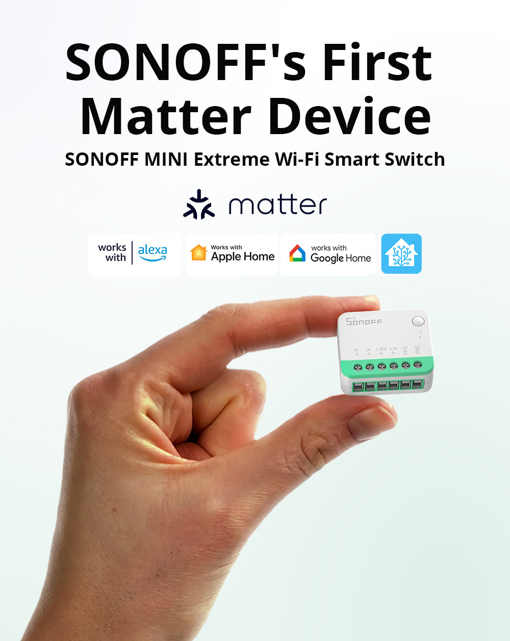 Sonoff Mini R4M Extreme Smart WiFi Switch Matter-Version