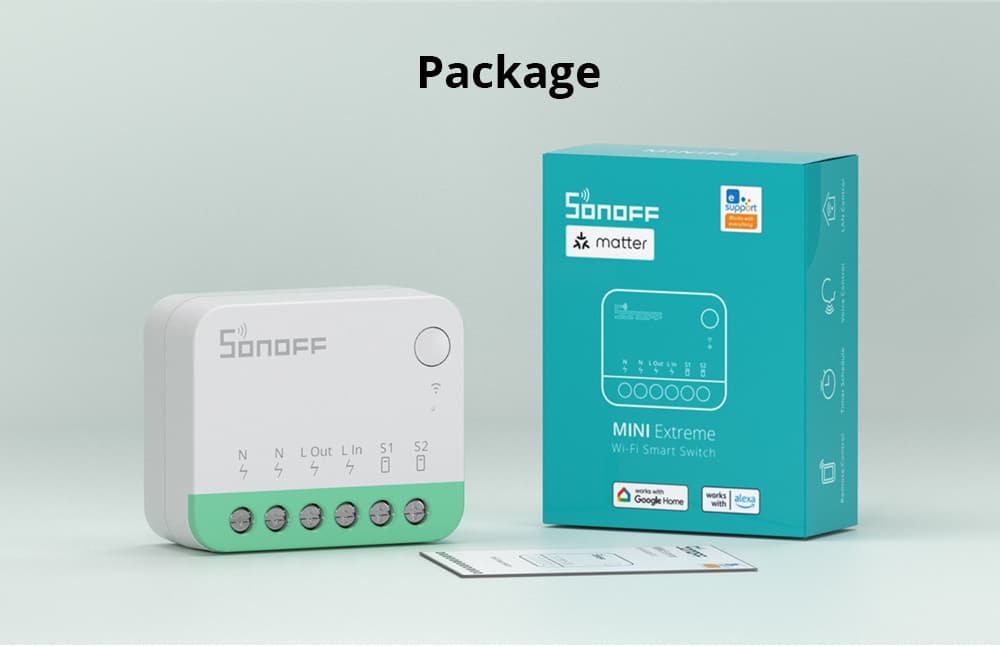 Sonoff Mini R4M Extreme Smart WiFi Switch Matter-Version