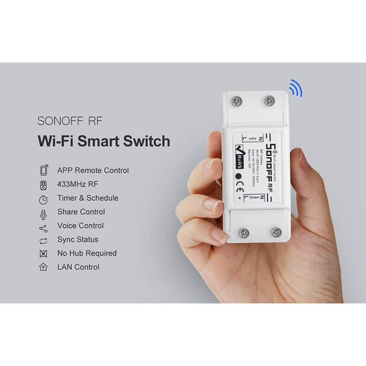 Sonoff RF R2 Smart Switch WiFi + 433MHZ