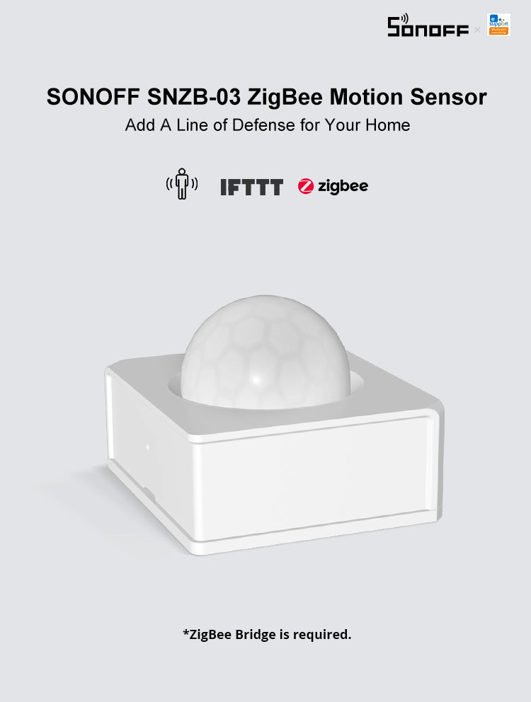 Sonoff SNZB-03 ZigBee Motion Sensor, Bewegungsmelder Smart Home