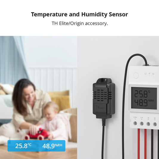 Sonoff - TH Sensor THS01 - Temperatur / Luftfeuchtesensor für THR320/THR316 - Zubehör Smart Home