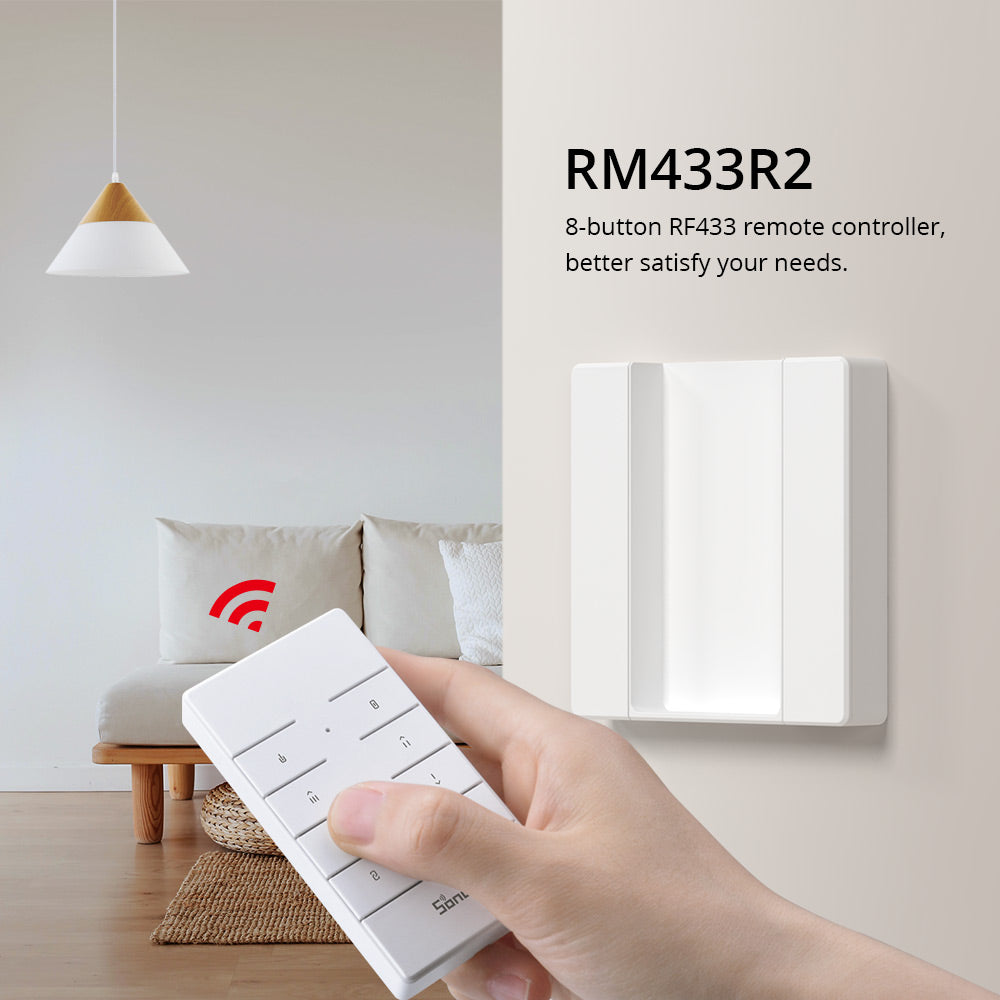 Sonoff T2EU1C-TX,T2EU2C-TX, T2EU3C-TX touch Wi-Fi + 433MHz Wall Smart Switch weiß Lichtschalter