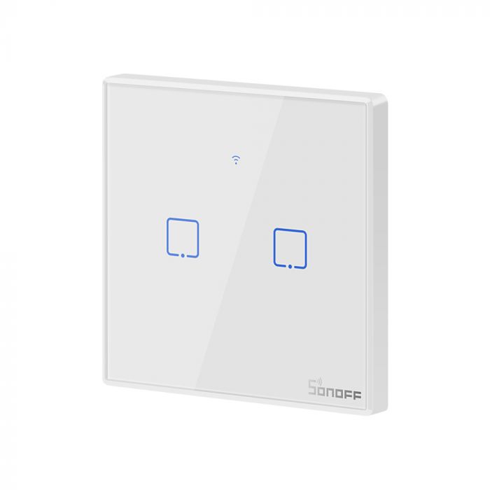 Sonoff T2EU1C-TX,T2EU2C-TX, T2EU3C-TX touch Wi-Fi + 433MHz Wall Smart Switch weiß Lichtschalter