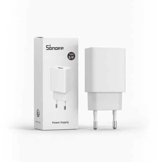 Sonoff PS10UA050K2000EU 5V USB-Netzteil (Typ-E/F) Universell einsetzbar, USB-Anschluss