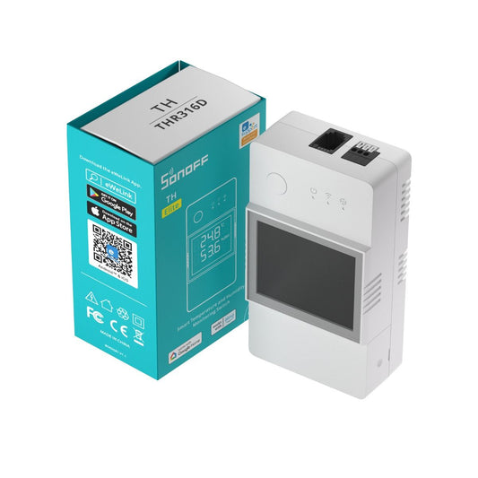 Sonoff Smart Switch THR316D Elite R3 / THR320D Elite R3 NO/NC Schaltaktor mit LCD - WLAN